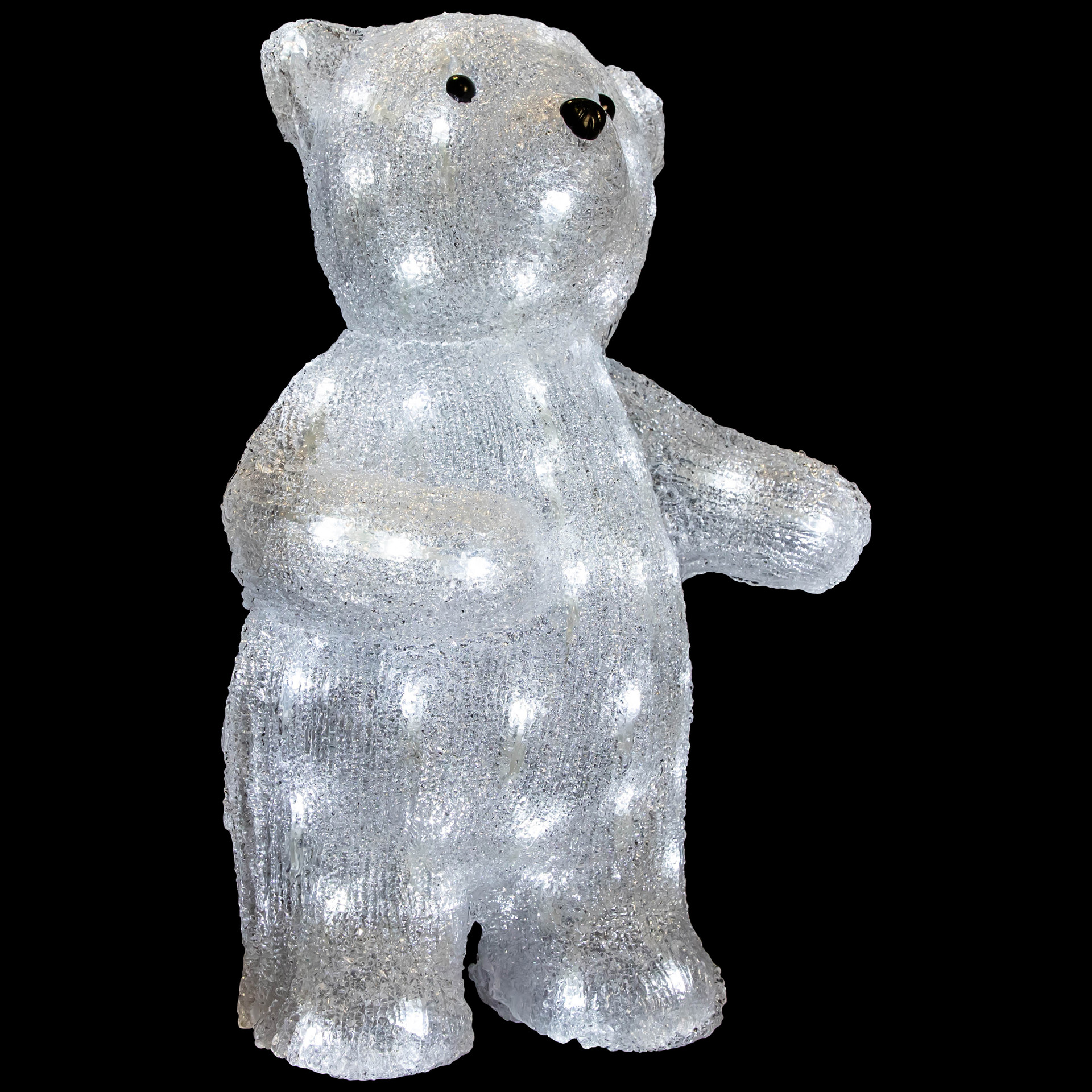 16.5" LED Lighted Commercial Grade Acrylic Polar Bear Outdoor Christmas